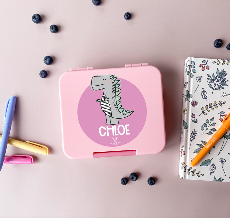 Personalised Mini Childrens Dinosaur Bento Snack Box