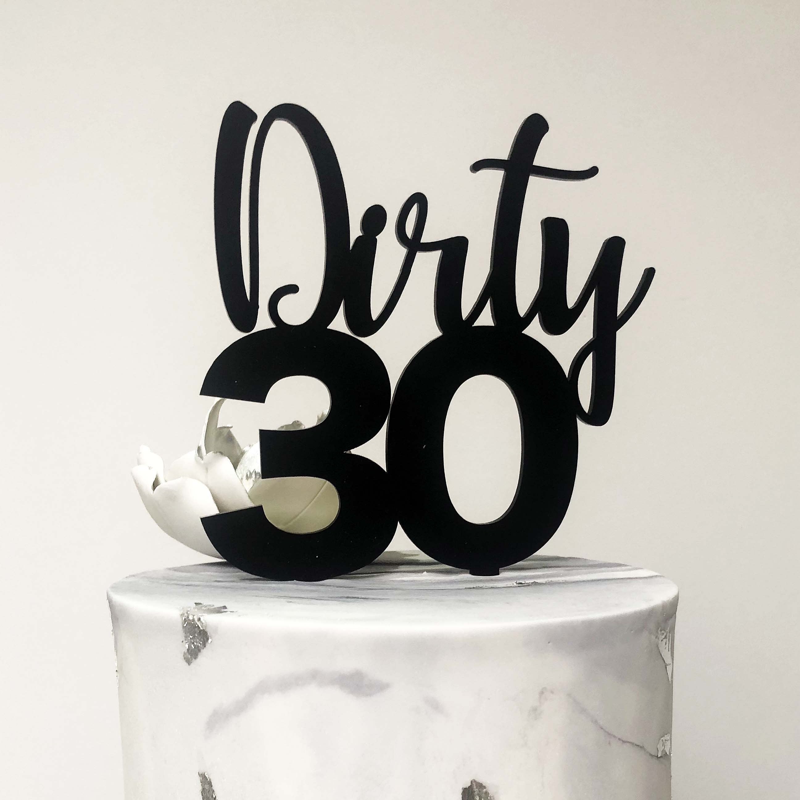 Royal Dirty 30 Birthday Cake #royalcakes #atlcakes #customcakes #marblecake# birthdaycake#dirty30cake #hennycake | Instagram